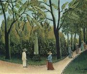 Henri Rousseau The Chopin Memorial in the Luxembourg Garden painting